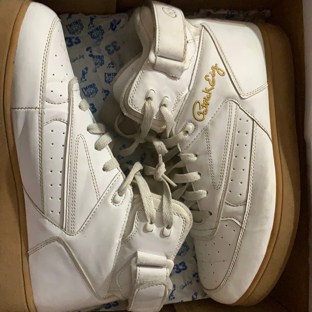 White Patrick Ewing Shoes